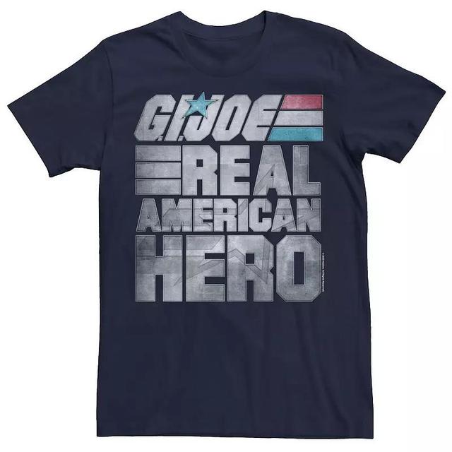 Mens G.I. Joe Real American Hero Tee Blue Product Image