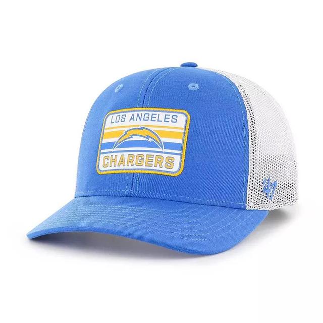 Mens 47 Powder Blue/White Los Angeles Chargers Drifter Adjustable Trucker Hat Product Image