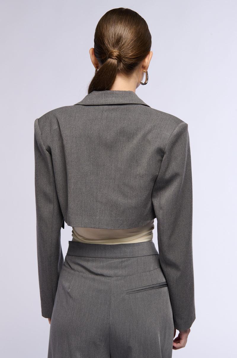 SUCH A CLASSIC CROP BLAZER Product Image