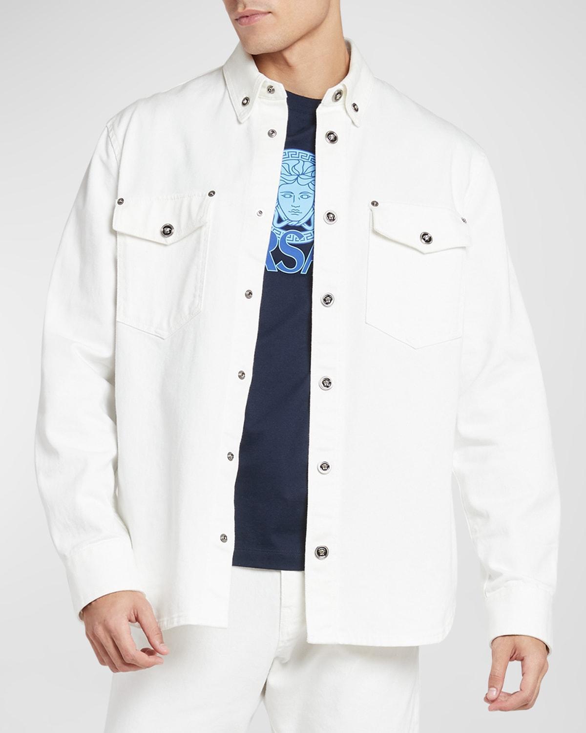 Mens Rinsed Denim Shirt Product Image