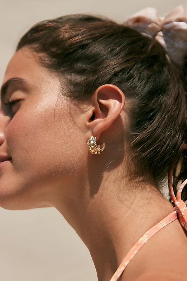 Rope Hoop Earring Womens at Urban Outfitters Product Image