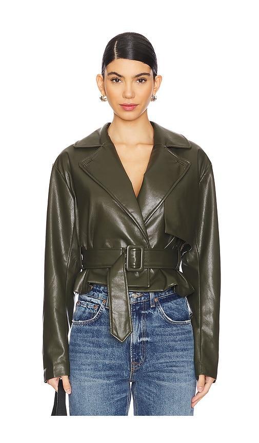 Liv Faux Leather Jacket Product Image