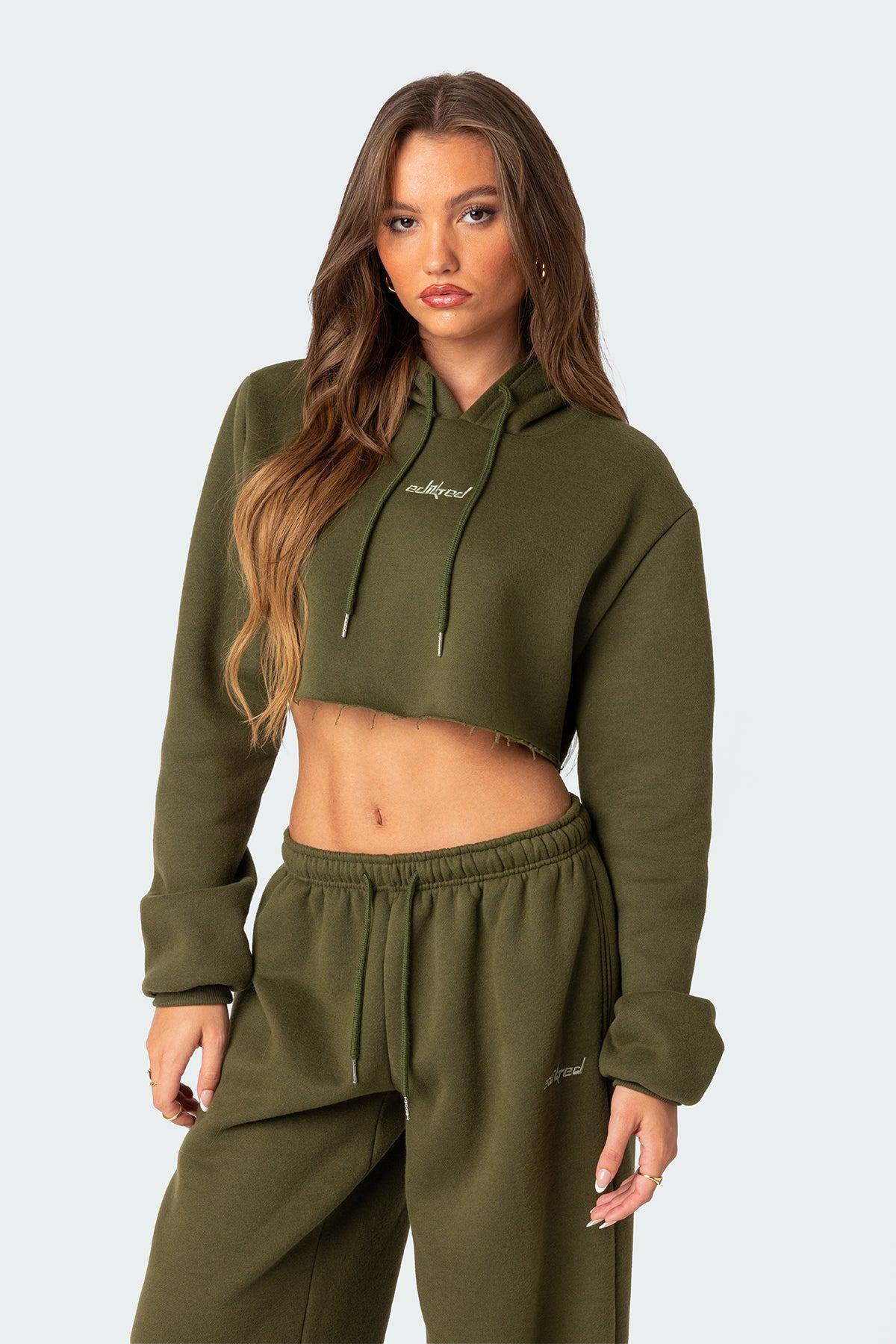 Brenna Cropped Hoodie Product Image