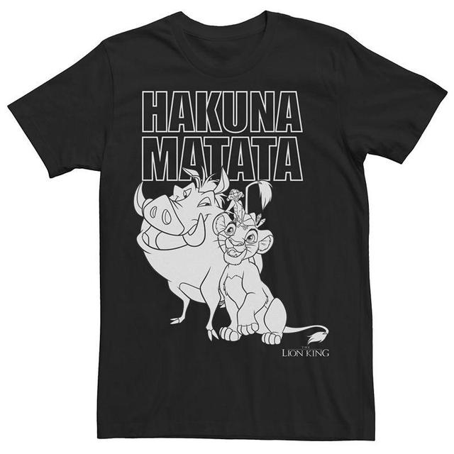 Mens Disneys The Lion King Hakuna Matata Group Shot Tee Product Image