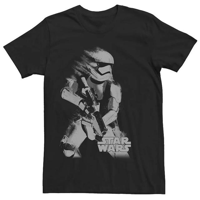 Mens Star Wars Stormtrooper Smudged Portrait Graphic Tee Product Image