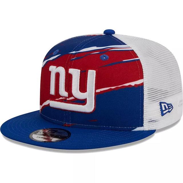 Mens New Era Royal New York Giants Tear Trucker 9FIFTY Snapback Hat Product Image