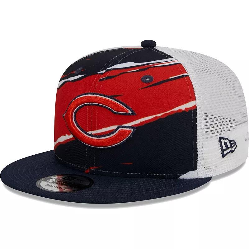 Mens New Era Navy Chicago Bears Tear Trucker 9FIFTY Snapback Hat Product Image