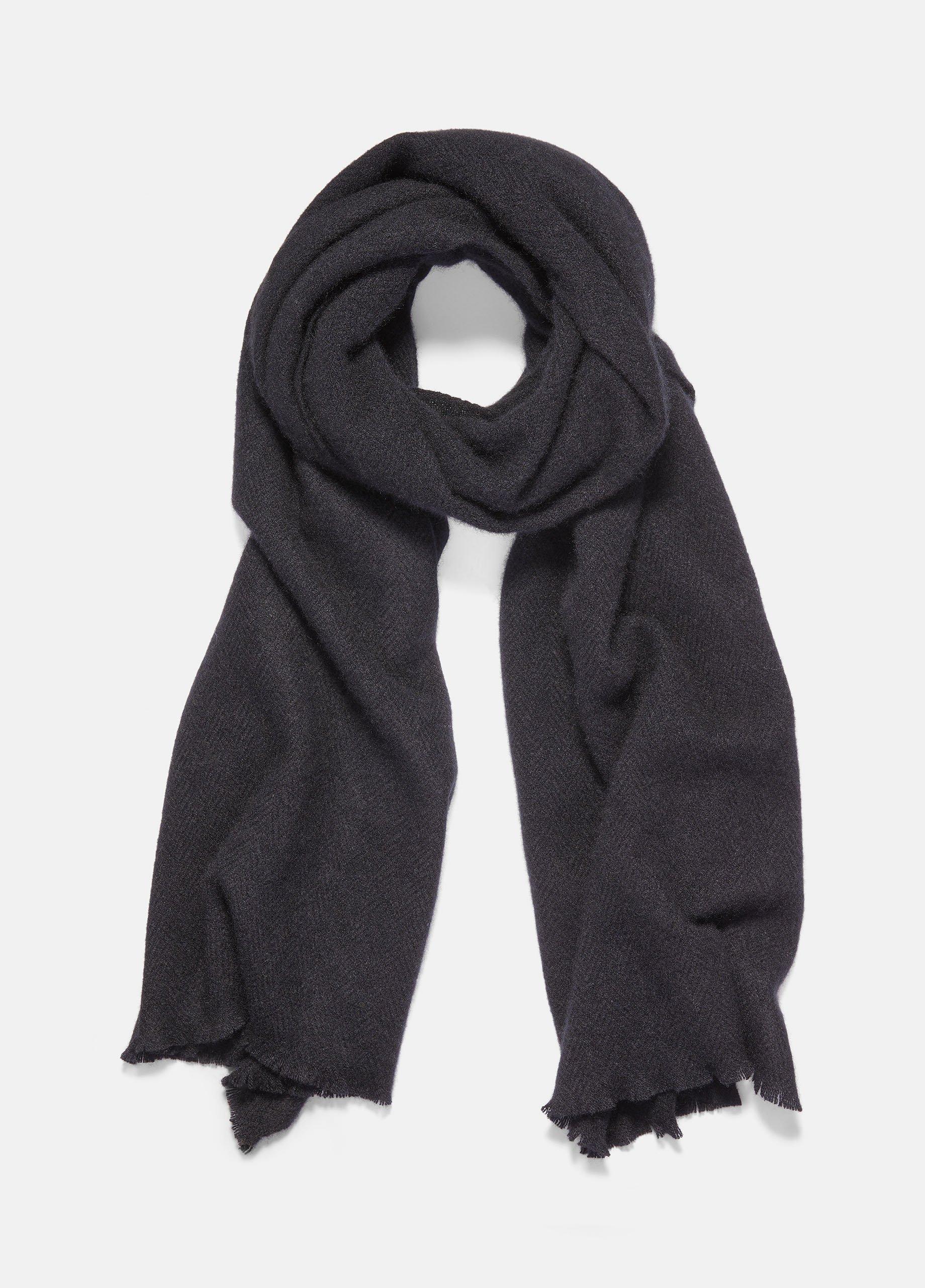 Herringbone Cashmere Scarf Product Image