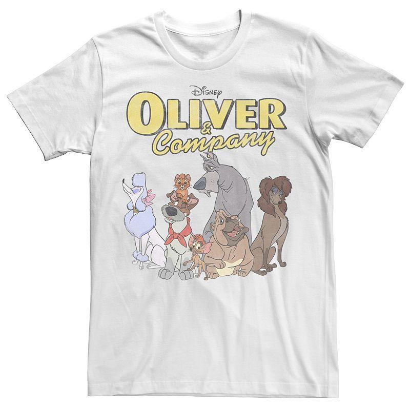 Disneys Oliver & Company Group Shot Mens Tee Product Image