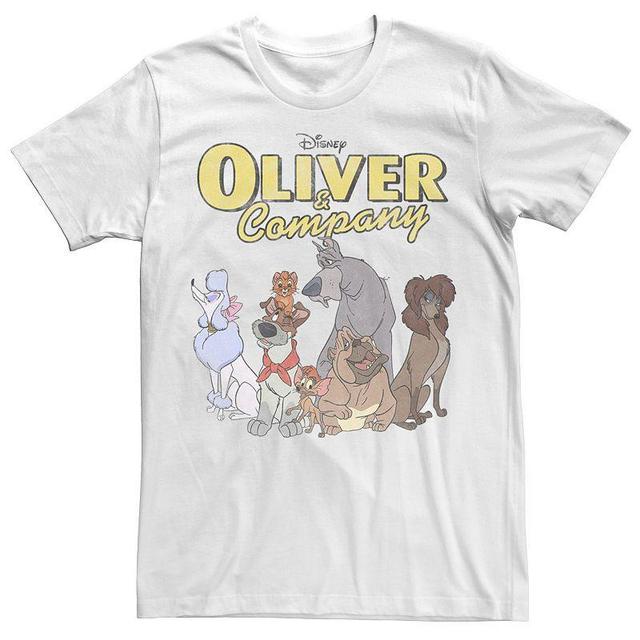 Disneys Oliver & Company Group Shot Mens Tee Product Image