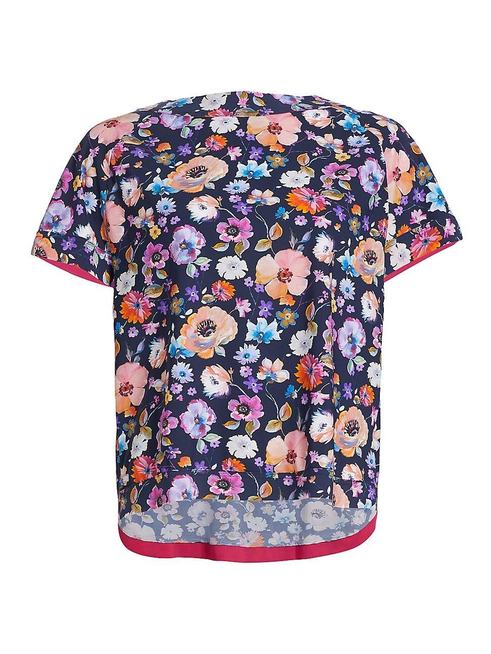 Womens Gretchen Sje Floral Jersey T-Shirt Product Image