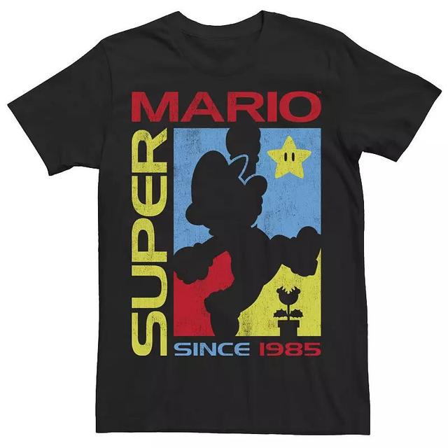 Mens Super Mario Since 1985 Mario Silhouette Tee Product Image