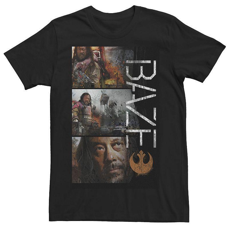 Mens Star Wars Rogue One Baze Collage Poster Tee Product Image