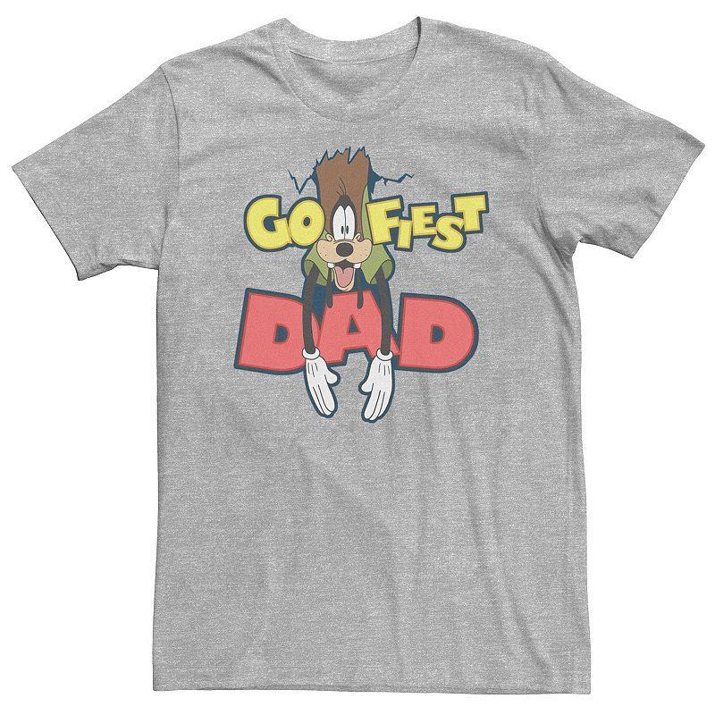 Big & Tall Disney A Goofy Movie Goofiest Dad Tee, Mens Med Grey Product Image