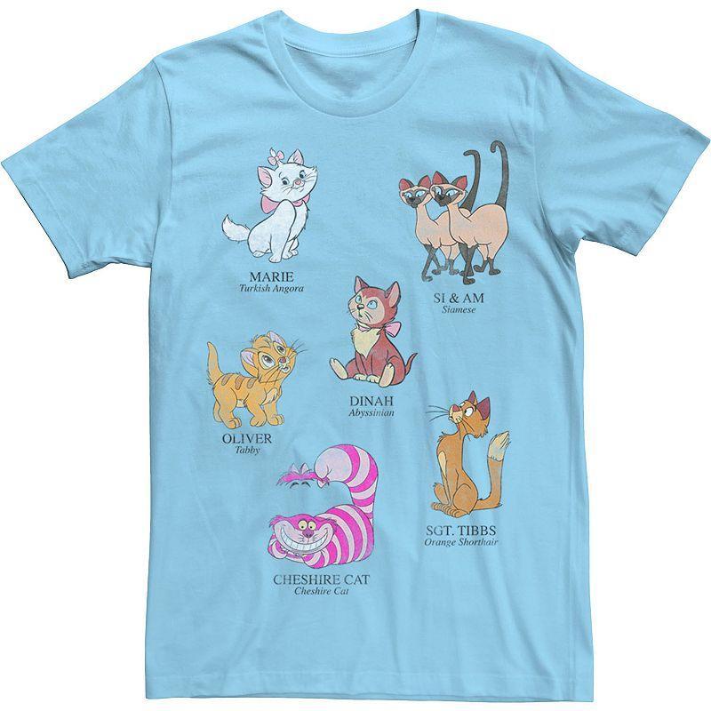 Disneys Mickey And Friends Mens Cat Names And Breeds Tee Product Image