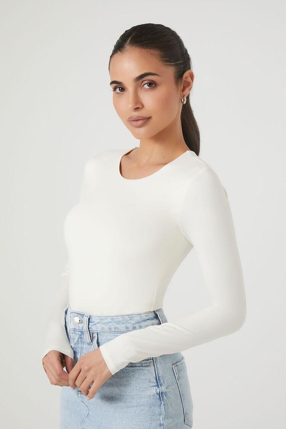 Contour Sculpt Long-Sleeve Bodysuit | Forever 21 Product Image