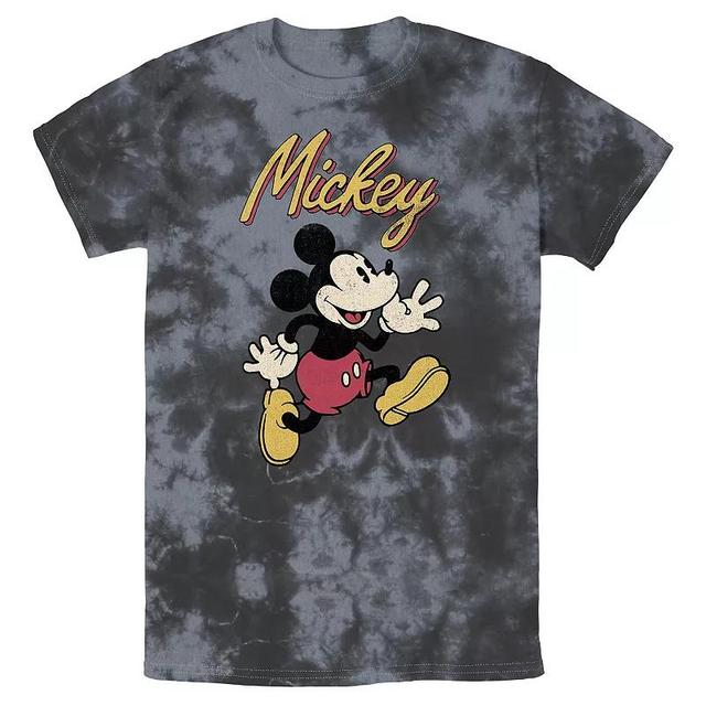 Mens Disney Mickey And Friends Mickey Classic Run Portrait Wash Tee Product Image