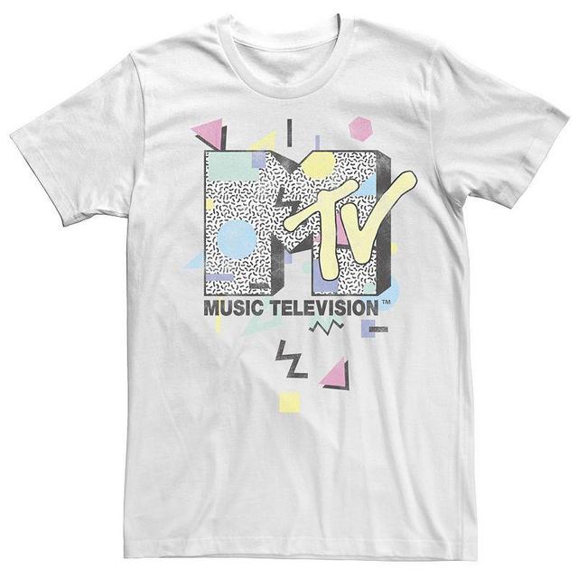 Mens MTV 90s Colorful Art Style Logo Tee Product Image