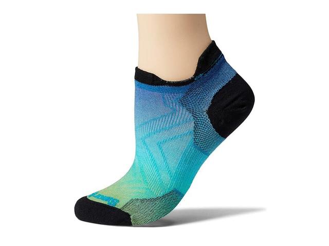 Smartwool Run Zero Cushion Ombre Print Low Ankle (Capri) Women's Low Cut Socks Shoes Product Image