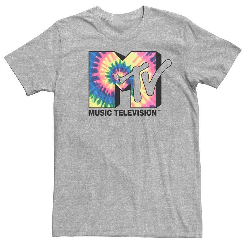 Mens MTV Spiral Tie-Dye Fill Logo Tee Product Image