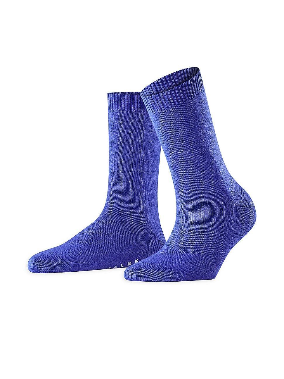 Womens Cozy Wool-Blend Crew Socks Product Image