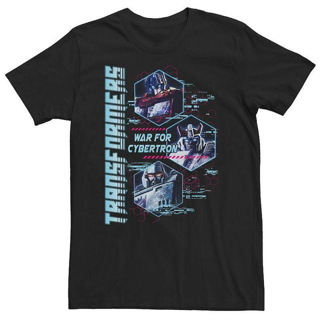 Big & Tall Transformers: War For Cybertron Hexagon Portraits Tee, Mens Product Image