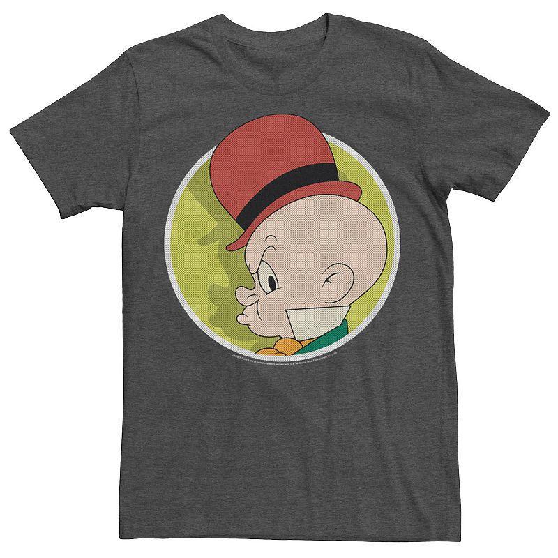 Mens Looney Tunes Elmer Fudd Profile Portrait Tee Grey Heather product image