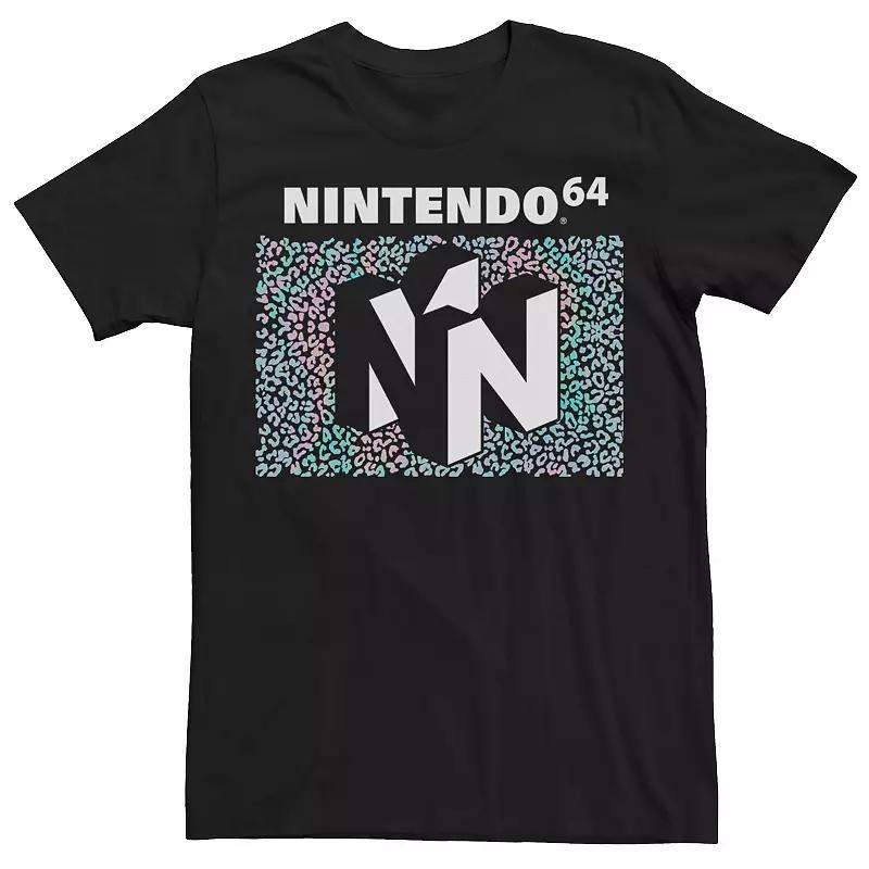 Mens Nintendo 64 Holo Cheetah Boxed Up Logo Tee Product Image