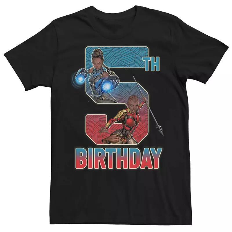 Mens Marvel Shuri Okoye 5th Birthday Tee Product Image