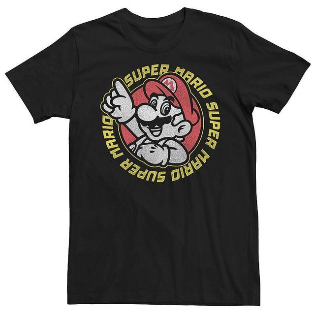 Mens Nintendo Super Mario Circle Logo Tee Product Image