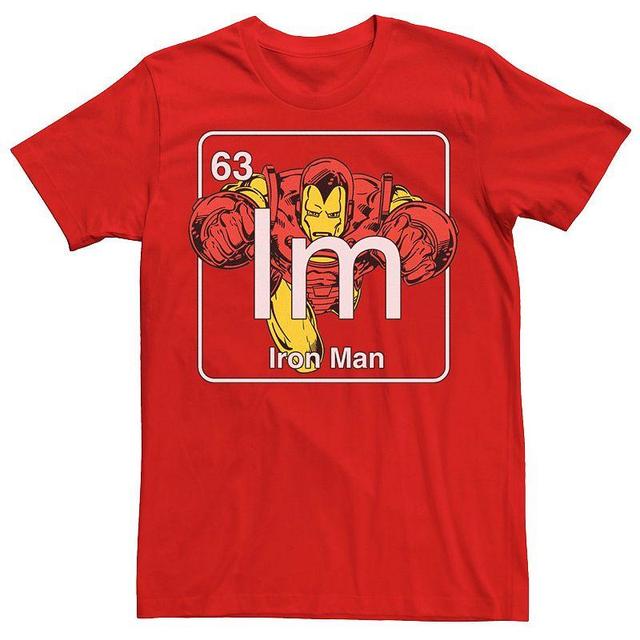 Mens Marvel Avengers Iron Man Element Tee Product Image