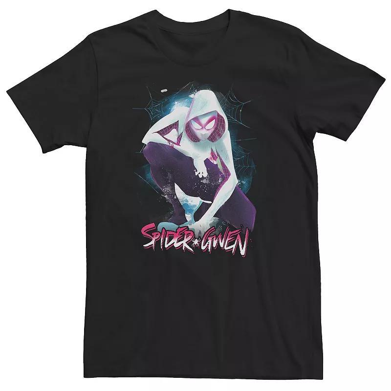 Big & Tall Marvel Spider-Gwen Web Tee, Mens Product Image