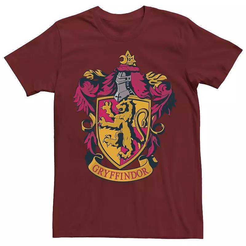 Mens Harry Potter Gryffindor House Crest Tee Red Product Image