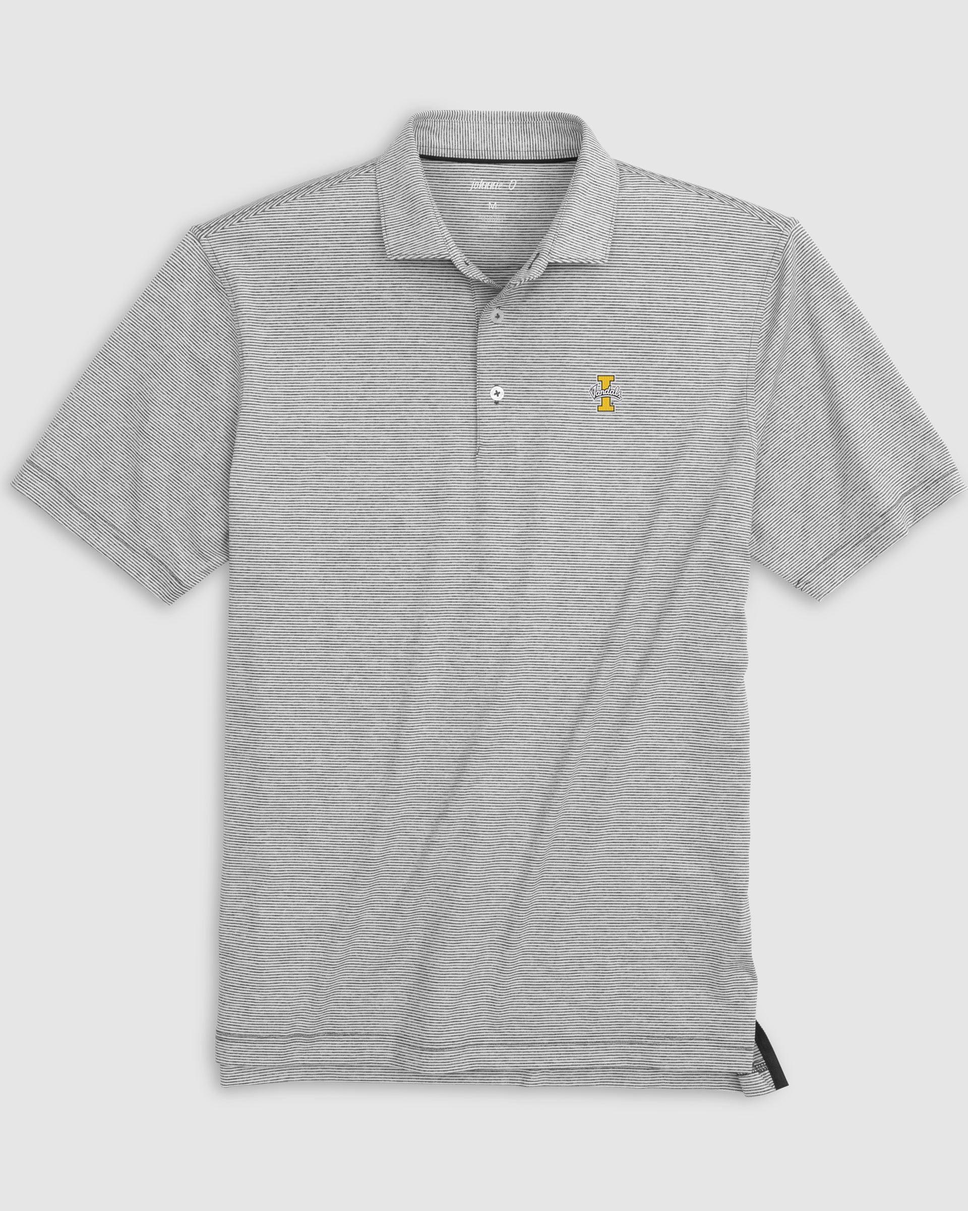 North Carolina Lyndonn Jr. Striped Jersey Performance Polo - Tar Heel Logo Product Image