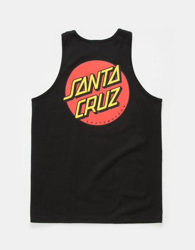 SANTA CRUZ Classic Dot Mens Black Tank Product Image