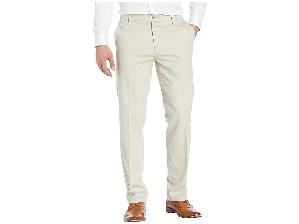 Mens Dockers Signature Khaki Lux Straight-Fit Creased Stretch Pants Blue Product Image