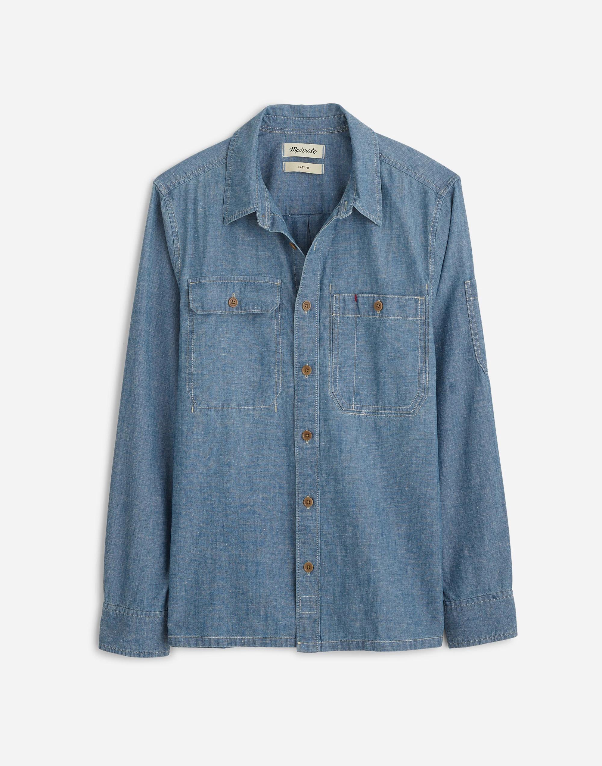 Madewell x William Ellery Chambray Button-Up Shirt Product Image