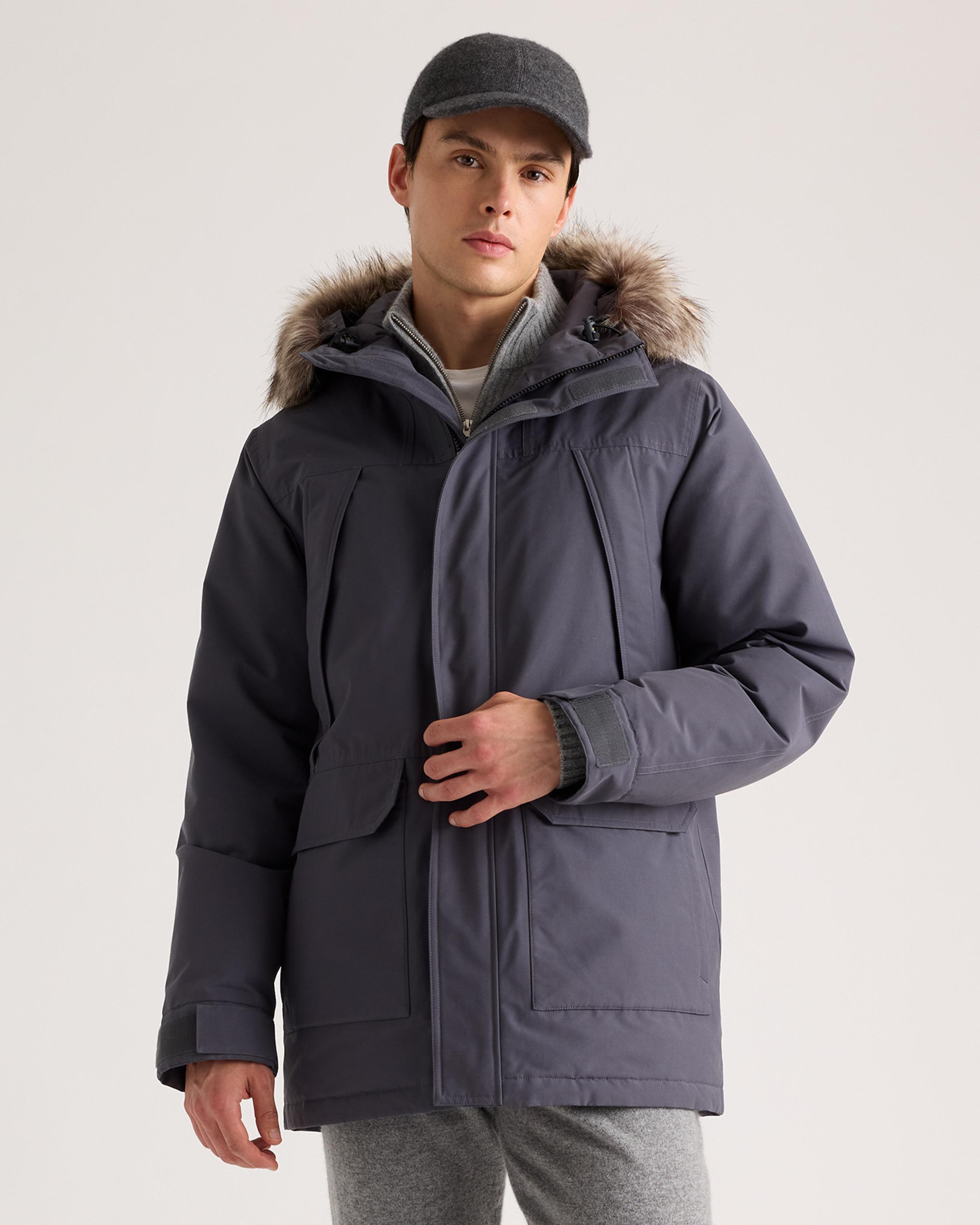 Men's Responsible Down Hooded Parka Product Image