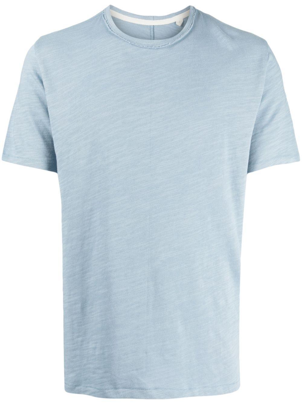 Classic Fit Short Sleeve Tee In Blue Product Image