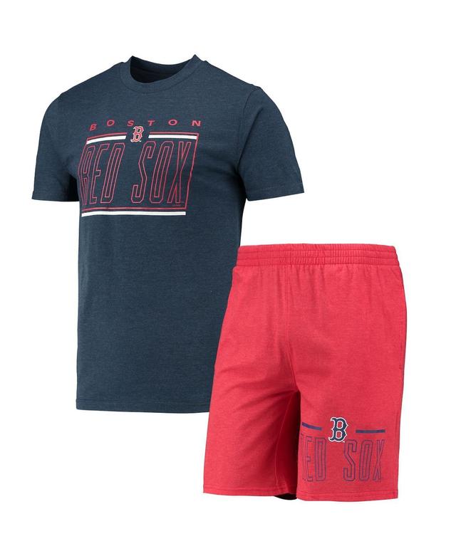 Mens Concepts Sport Red Boston Red Sox Meter T-shirt and Shorts Sleep Set - Red Product Image