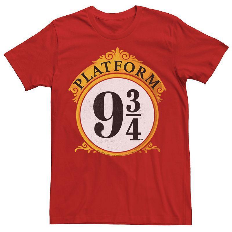 Mens Harry Potter Platform 9 &3/4 Sign Tee Product Image