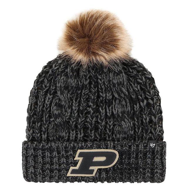 Womens 47 Purdue Boilermakers Meeko Cuffed Knit Hat with Pom Product Image