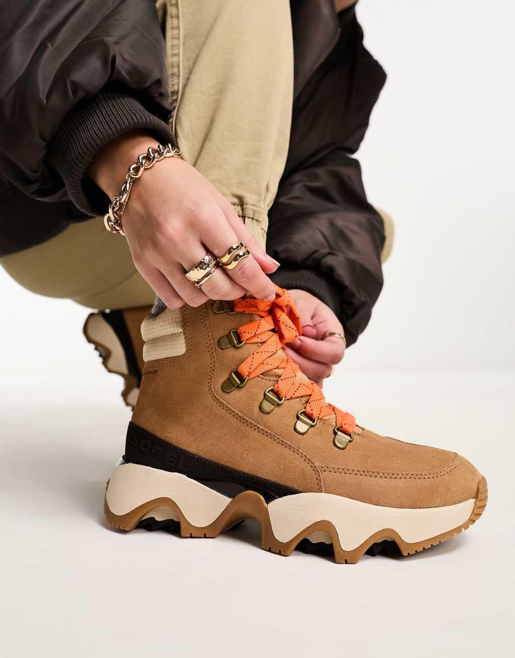 Sorel Kinetic Impact Conquest boots in tan Product Image