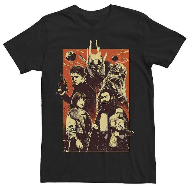 Mens Star Wars Solo Collage Poster Graphic Tee Product Image