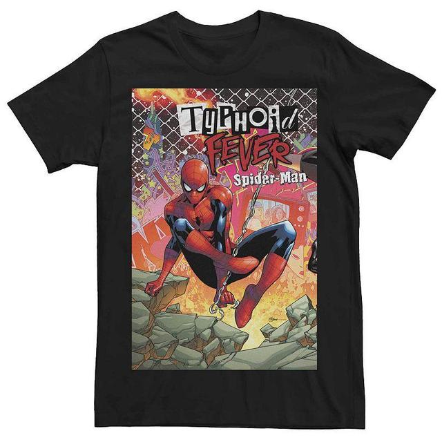 Mens Marvels Typhoid Fever Spider-Man (2018) # Comic Cover Tee Product Image