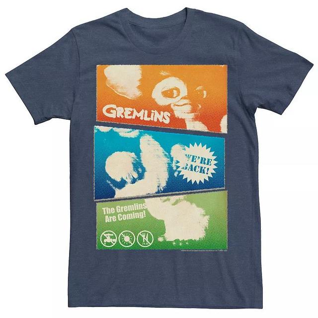 Mens Gremlins Gizmo Panel Posters Tee Product Image