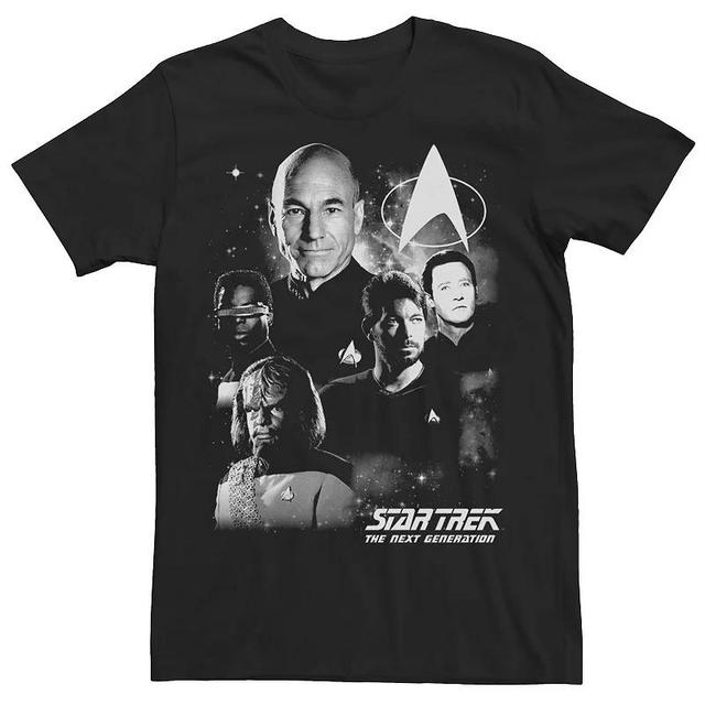 Mens Star Trek Next Generation Captains Crew Tee Product Image