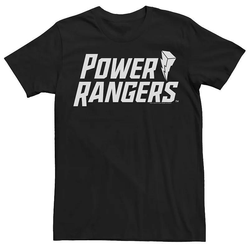 Mens Power Rangers Simple Logo Tee Product Image