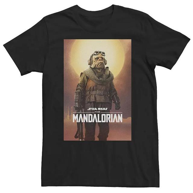 Big & Tall Star Wars The Mandalorian Kuiil Character Poster Tee, Mens Product Image