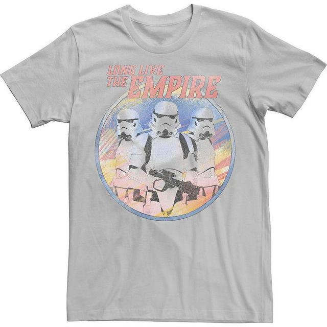 Mens Star Wars The Madolorian Long Live The Empire Group Shot Tee Product Image